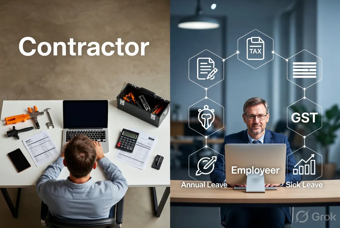 Cover image for Contractor vs Employee Tax Differences